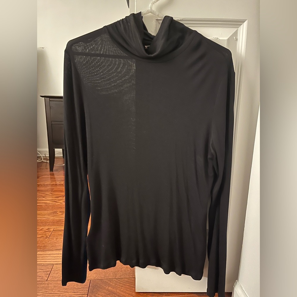 Bcbg black layering turtleneck top - never worn with tags